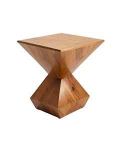 Zig-Zag End Table (synthetic illustration; no displayed measurements)
