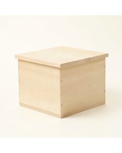 Cliff Bend Closed Outdoor Storage Box - Beige (synthetic illustration; no displayed measurements)