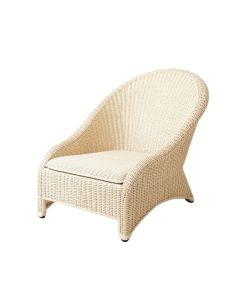 Cliff Bluff Outdoor Lounge Chair - Ivory (synthetic illustration; no displayed measurements)