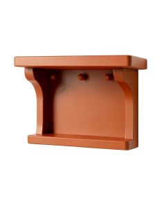 Willow Bridge Wall-Mounted Entryway Organizer Shelf - Terracotta