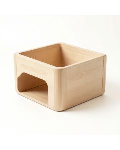 Cedar Brook Empty Furniture-Style Litter Enclosure - Beige (synthetic illustration; no displayed measurements)