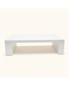 Harbor Branch Desktop Monitor Riser - White (synthetic illustration; no displayed measurements)