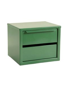 Ash Crossing Small-Parts Storage Drawer Cabinet - Green (synthetic illustration; no displayed measurements)