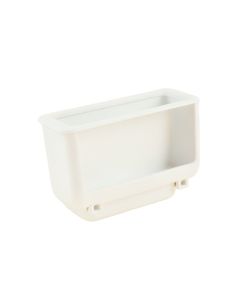 Birch Canyon Empty Railing Planter With Integral Brackets - White (synthetic illustration; no displayed measurements)