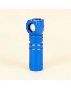Evelots Compact Magnetic Swivel Hook Super Bright Blue Power Source Led Flashlight (synthetic illustration; no displayed measurements)