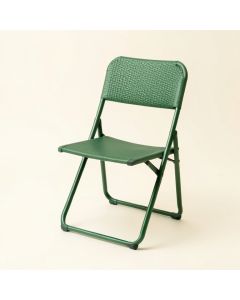 Stone Crest Folding Outdoor Chair - Green (synthetic illustration; no displayed measurements)