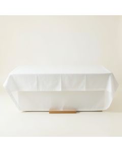 Birch Branch Flat Bed Sheet - White (synthetic illustration; no displayed measurements)