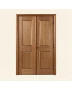 Paneled Manufactured Wood Primed Left Hand Molded Birkdale Double Prehung French Doors (synthetic illustration; no displayed measurements)
