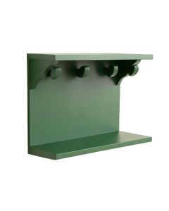 Heath Dell Wall-Mounted Entryway Organizer Shelf - Green (synthetic illustration; no displayed measurements)