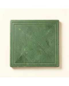 Juniper Branch Uninstalled Square Decorative Tile - Green (synthetic illustration; no displayed measurements)