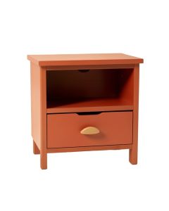 Lake Crossing Nightstand - Terracotta (synthetic illustration; no displayed measurements)