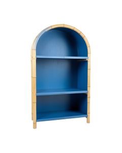 Hazel Dell Freestanding Bookcase - Blue (synthetic illustration; no displayed measurements)