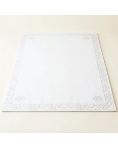Juniper Canyon Rectangular Area Rug - White (synthetic illustration; no displayed measurements)
