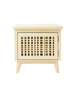 Olive Edge Nightstand - Cream (synthetic illustration; no displayed measurements)