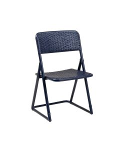 Hazel Crossing Folding Outdoor Chair - Navy