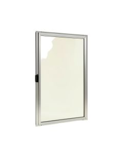Hawthorne 44 '' - 48 '' W X 76 '' H Door Opening Sliding Semi-Frameless Shower Door