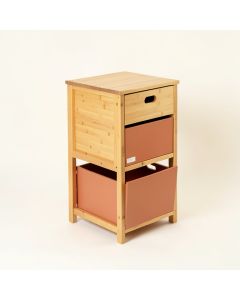 Hazel Arc Freestanding Pull-Out Hamper Cabinet (synthetic illustration; no displayed measurements)