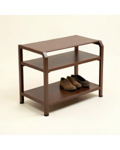 2 Tier Soft Seat Shoe Storage Bench (synthetic illustration; no displayed measurements)