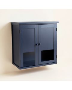 Harbor Arc Wall-Mounted Laundry Cabinet (synthetic illustration; no displayed measurements)