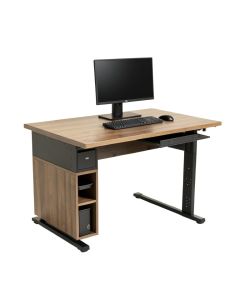 Modern Heavy Duty Ergonomic Large Computer Gaming Desk With Under-Top Storage Shelf (synthetic illustration; no displayed measurements)
