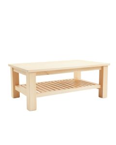 Aspen Bend Coffee Table - Ivory (synthetic illustration; no displayed measurements)