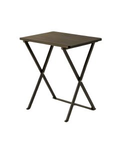 Slate Branch Compact Balcony Table - Black