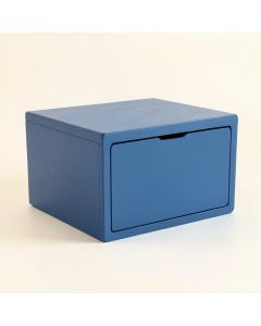 Pine Edge Under-Desk Drawer Unit - Blue (synthetic illustration; no displayed measurements)