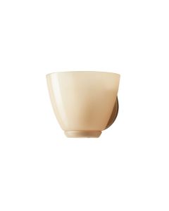 Elm Bend Wall Sconce Mounted On A Plain Wall - Beige (synthetic illustration; no displayed measurements)