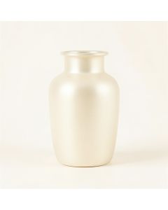 Elm Crest Empty Decorative Vase - Ivory (synthetic illustration; no displayed measurements)