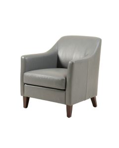 Alsiddiqa Upholstered Parsons Chair In Gray (synthetic illustration; no displayed measurements)