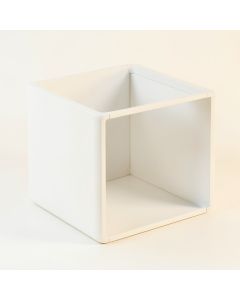 Hill Brook Empty Furniture-Style Litter Enclosure - White (synthetic illustration; no displayed measurements)