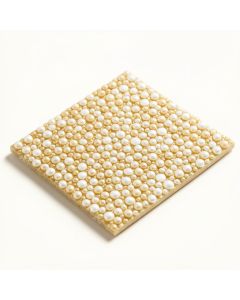 Lokahi Brume Random Sized Glass Pearl Shell Mosaic Tile In Gold (synthetic illustration; no displayed measurements)