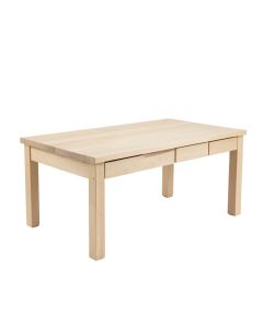 Pine Crossing Empty Workshop Workbench - Beige
