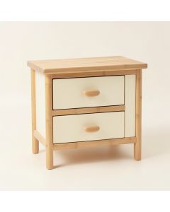 Hazel Field Nightstand - Cream (synthetic illustration; no displayed measurements)