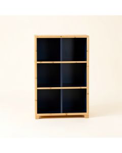 Cove Bend Freestanding Bookcase - Navy (synthetic illustration; no displayed measurements)