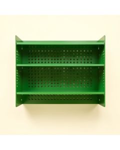 Cedar Arc Empty Wall-Mounted Tool Organizer Panel (synthetic illustration; no displayed measurements)