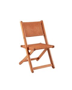 Birch Canyon Folding Outdoor Chair - Terracotta (synthetic illustration; no displayed measurements)