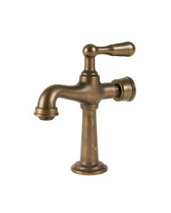 Vintage Widespread Bathroom Faucet With Drain Assembly (synthetic illustration; no displayed measurements)