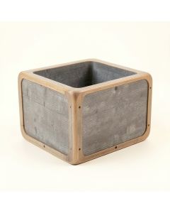 Vale Bridge Empty Furniture-Style Litter Enclosure - Gray (synthetic illustration; no displayed measurements)