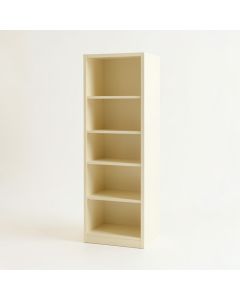Flint Crossing Narrow Cubby Tower - Cream (synthetic illustration; no displayed measurements)