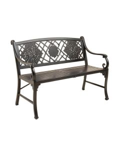 Sunflower Iron Garden Bench