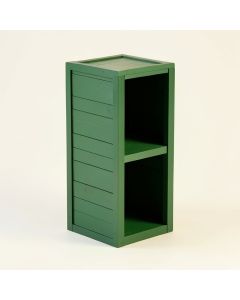 Maple Dale Narrow Cubby Tower - Green (synthetic illustration; no displayed measurements)