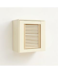Alder Dell Wall-Mounted Entry Cabinet - Cream (synthetic illustration; no displayed measurements)