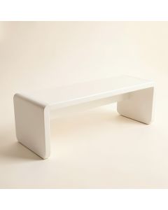 Spruce Dale Indoor Bench - White (synthetic illustration; no displayed measurements)