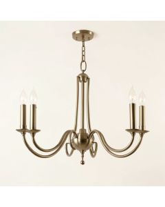 Suki 5 - Light Candle Style Empire Chandelier (synthetic illustration; no displayed measurements)