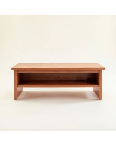 Clay Edge Coffee Table - Terracotta (synthetic illustration; no displayed measurements)