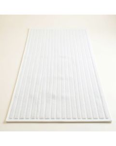 Pine Arc Rectangular Area Rug - White (synthetic illustration; no displayed measurements)