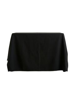 Vale Brook Flat Bed Sheet - Black (synthetic illustration; no displayed measurements)