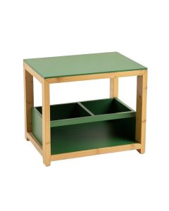 Cliff Bend Empty Coffee-Station Organizer - Green (synthetic illustration; no displayed measurements)