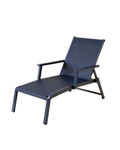 Cove Bluff Outdoor Lounge Chair - Navy (synthetic illustration; no displayed measurements)